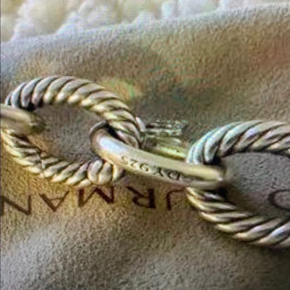 DavidYurman Silver Rope Link Bracelet - Picture 2 of 3